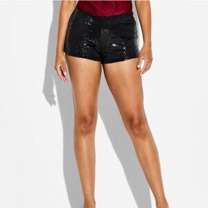 Wild Fable Black Sequin Shorts